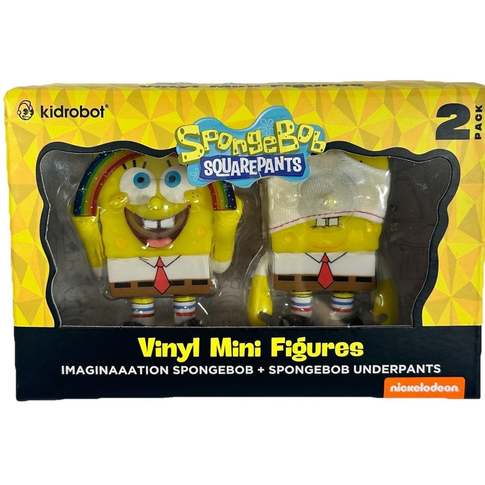 SpongeBob SquarePants Vinyl Mini Figures 2 Pack Imaginaaation Underpants
